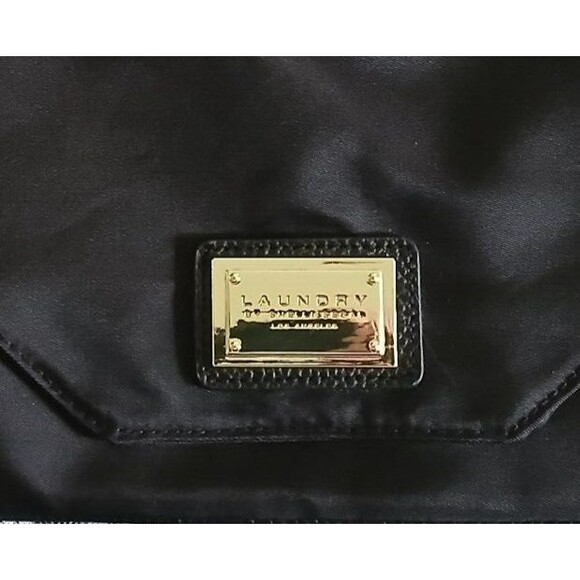 Laundry By Shelli Segal Womens Black Wrist Bag Purse Handbag - Picture 11 of 11